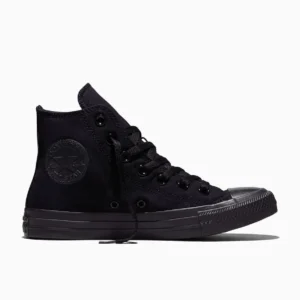 Tenis Converse Chuck Taylor (Bota, negra monocromática)